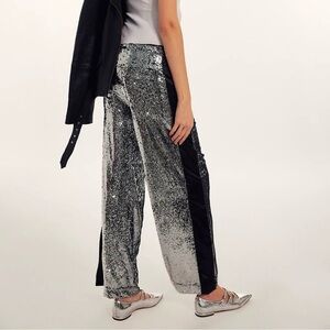 Free People Low Lights Sequin Pants